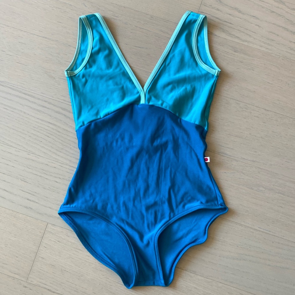 Yumiko Blue and Teal Bodysuit